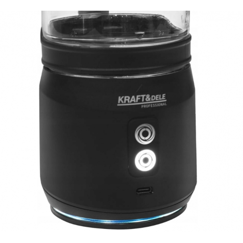 Pārnēsājams bezvadu uzlādējams blenderis, melns, USB-C, 700 ml, 2 x 2500 mAh KRAFT&DELE (KD4176)