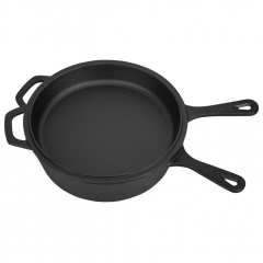 Čuguna katls ar cepšanas pannu 3IN1 26 cm no Kraft&dele (KD4245)