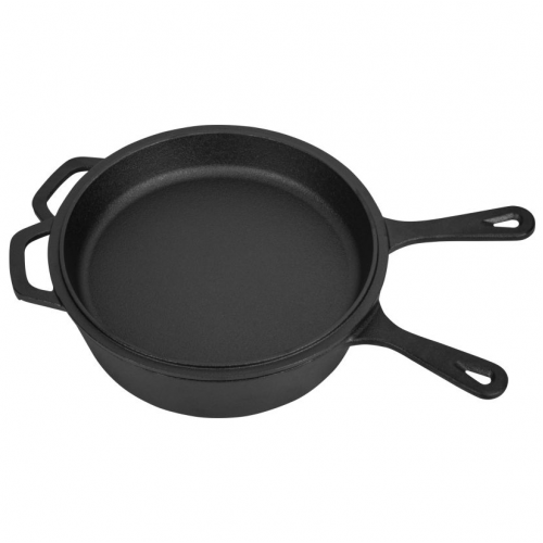 Čuguna katls ar cepšanas pannu 3IN1 26 cm no Kraft&dele (KD4245)