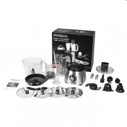 Daudzfunkcionāls virtuves kombains 1800 W 3L no Kraft&dele (KD4250)