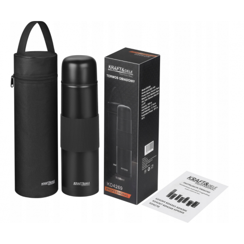 Termoss ar vāku 1L no Kraft&dele (KD4269)