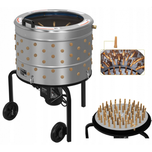 Mājpitnu plūcējs elektriskais plūcējs vistas, ZOSS 1300W 650mm Kraft&dele (KD4351)