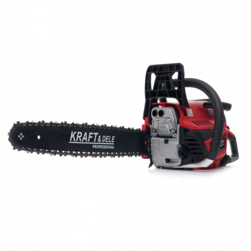 Benzīna ķēdes zāģis, motorzāģis 5,3 ZS 45 cm no Kraft&Dele (KD5016)