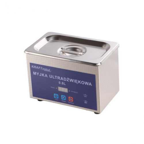 Ultraskaņas mazgātājs - tīrītājs, vanna 0.8L no  Kraft&Dele (KD504)