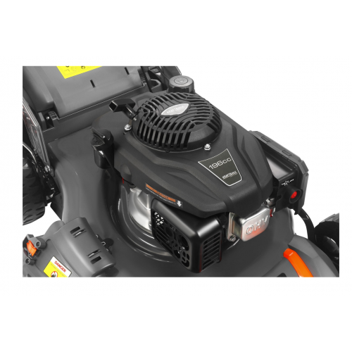 Zāles pļāvējs 51 cm tērauda korpuss 200cc piedziņa 9 km mulčēšana 70l (KD5085)