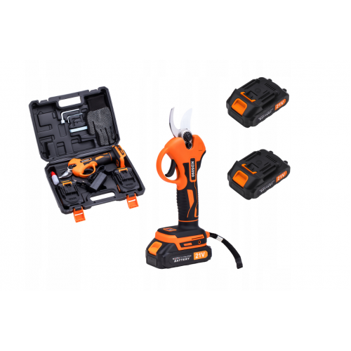 Akumulatora dārza šķēres un sekators zaru apgriešanai 2 gab,21V (KD5090)