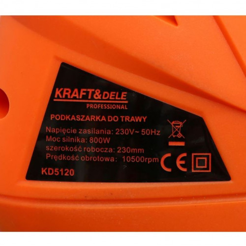 Elektriskais zāles trimmeris 800W, 230mm no Kraft&dele (KD5120)