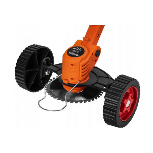 Akumulatora zāles trimmeris, krūmgriezis ar riteņiem, 2x2 Ah komplekts no Kraft&Dele (KD5129)