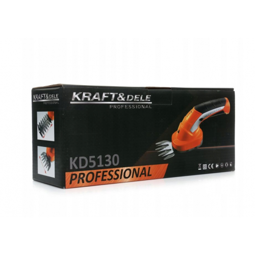 Akumulatora zāles un krūmu šķēres 3,6 V KRAFT&DELE (KD5130)