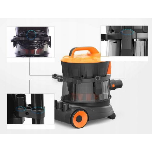 Rūpnieciskais putekļsūcējs 9L 2000W no KRAFT&DELE (KD5149)