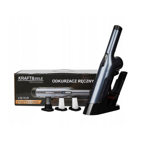 Bezvadu akumulatora putekļsūcējs 400W 2500mAh no KRAFT&DELE (KD5159)