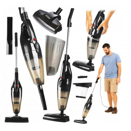 Vertikālais putekļu sūcējs 3in1 1000 ml/1000W + uzgali no Kraft&dele (KD5165)