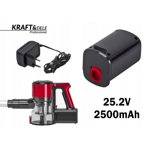 Vertikālais putekļsūcējs 3in1 25,2V no KRAFT&DELE (KD5167)