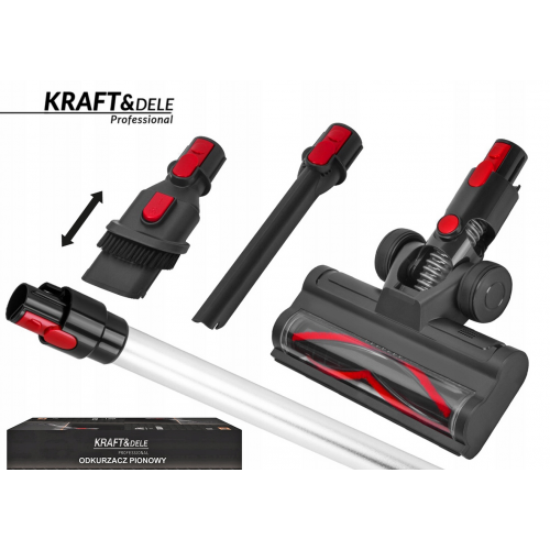 Vertikālais putekļsūcējs 3in1 25,2V no KRAFT&DELE (KD5167)