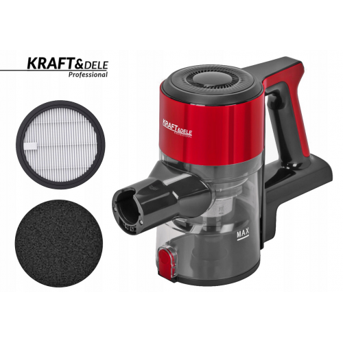 Vertikālais putekļsūcējs 3in1 25,2V no KRAFT&DELE (KD5167)