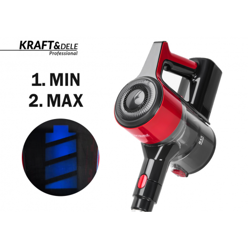 Vertikālais putekļsūcējs 3in1 25,2V no KRAFT&DELE (KD5167)
