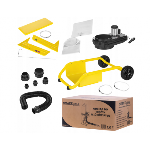 Putekļsūcējs zāģu skaidām,putekļiem 600 W 75 l 100 mm mobilais (KD5171)