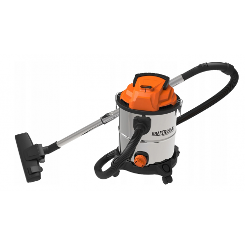 Industriālais mitrās/sausās tīrīšanas putekļsūcējs HEPA 20L 1600W 22 kPa Kraft&dele (KD5178)