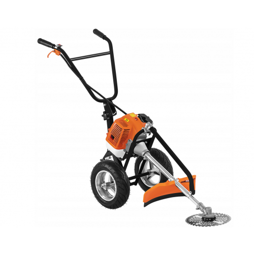 Benzīna dzīvžogu šķēres uz riteņiem, dzīvžogu šķēres 3,8 kW/5,2 ZS, disku komplekts (KD5188)