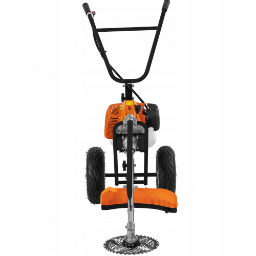 Benzīna dzīvžogu šķēres uz riteņiem, dzīvžogu šķēres 3,8 kW/5,2 ZS, disku komplekts (KD5188)