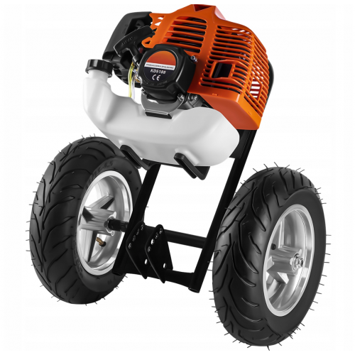 Benzīna dzīvžogu šķēres uz riteņiem, dzīvžogu šķēres 3,8 kW/5,2 ZS, disku komplekts (KD5188)