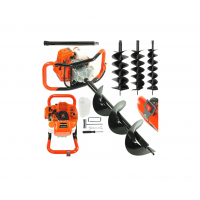 Urbšanas iekārtas benzīna dzinējs 6,8 ZS 8000 apgr./min + 200mm , 250mm, 300mm + pagarinatajs 50cm (KD5217-2)