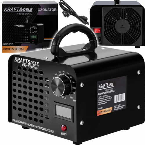 Ozona ģenerators ar filtru 145W 70000mg/h dezinfekcija+taimeris Kraft&dele (KD5357)