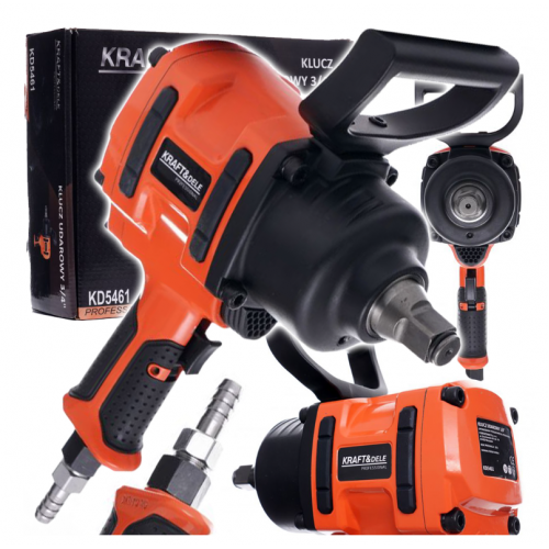 Pneimatiskā trieciena atslēga 3/4", 2450Nm/6.3bar no Kraft&dele (KD5461)