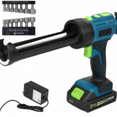Akumulatora hermētiķa pistole 21V 2500mAh, LED , 95MM/MIN no Kraft&Dele  (KD5482) 