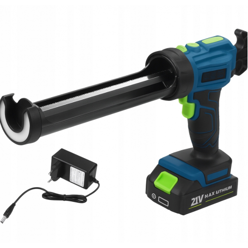 Akumulatora hermētiķa pistole 21V 2500mAh, LED , 95MM/MIN no Kraft&Dele  (KD5482) 