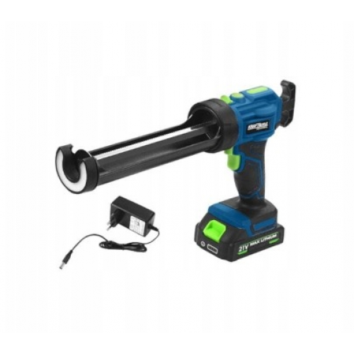Akumulatora hermētiķa pistole 21V 2500mAh, LED , 95MM/MIN no Kraft&Dele  (KD5482) 