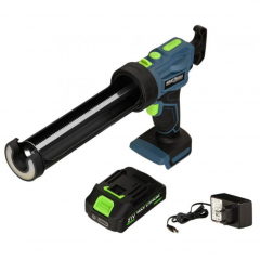 Akumulatora hermētiķa pistole 21V 2500mAh, LED , 95MM/MIN no Kraft&Dele  (KD5482) 