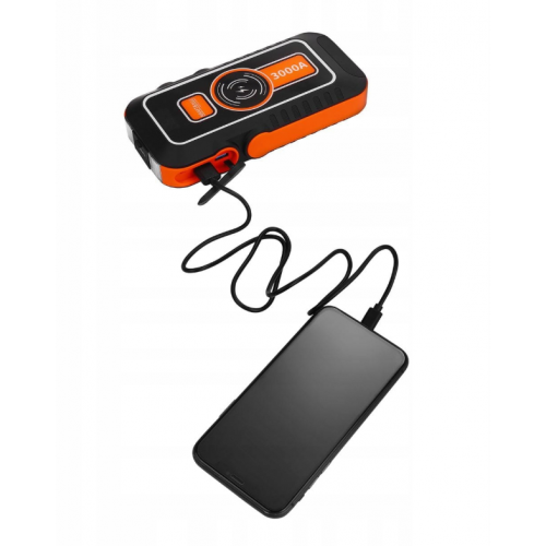 Daudzfunkcionāla POWERBANK + vāčiņš 16000 mAh ciets no Kraft$Dele (KD5493)