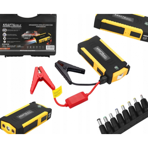 Daudzfunkcionāla pārnēsājamā baterija + maciņš 16 800mAh no Kraft&Dele (KD5494)
