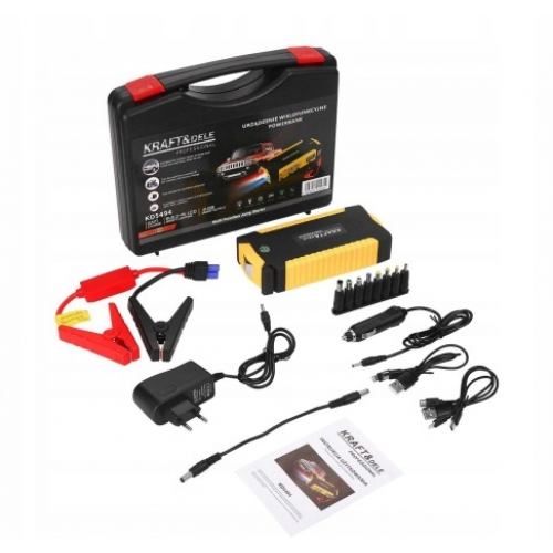 Daudzfunkcionāla pārnēsājamā baterija + maciņš 16 800mAh no Kraft&Dele (KD5494)