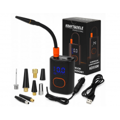 Аkumulatora kompresors 5000mAh powerbank 3-150 PSI LCD Kraft&dele (KD5500)