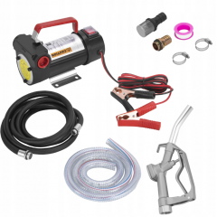 Sūknis degvielas, eļļas un dīzeļdegvielas iztukšošanai un nomaiņai ar pistoli 12V 55L/min Kraft&dele (KD5536)
