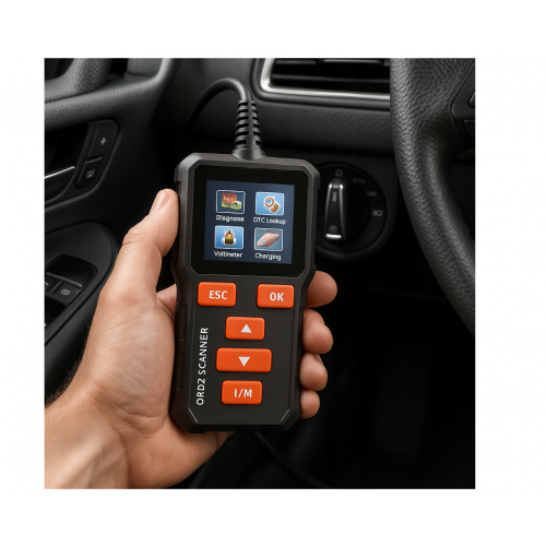 Устройство для диагностики автомобиля  OBD2 , EOBD , LCD от Kraft&Dele (KD5672)
