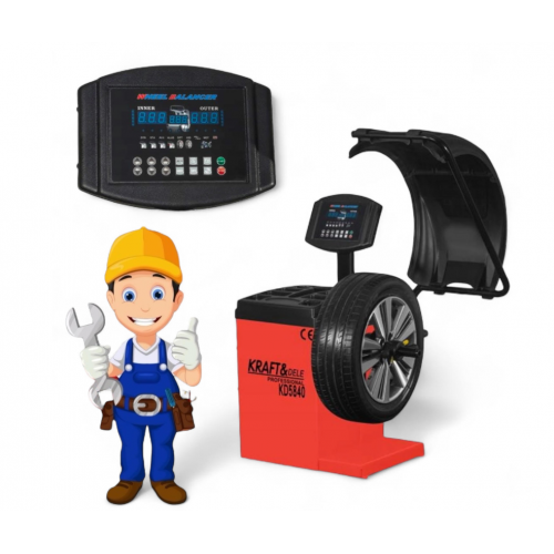 Automātiskais riteņu balansētājs + lāzers 230v no Kraft&Dele (KD5840)