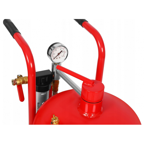 Сифонный пескоструйный аппарат 38л, 4.3 / 7.5 бар + аксессуары от Kraft&dele (KD5854)