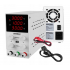 Laboratorijas barošanas bloks ar regulējamu precīzi 0-30V 10A LED 200-240 V AC Kraft&dele (KD5870)