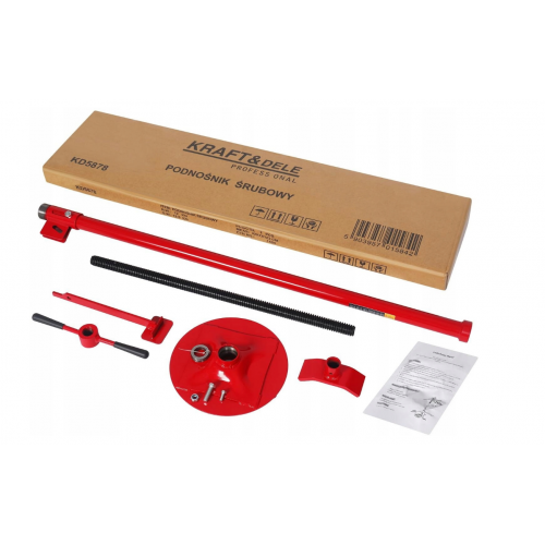 Механический винтовой домкрат 132-196 см от Kraft&Dele (KD5878)