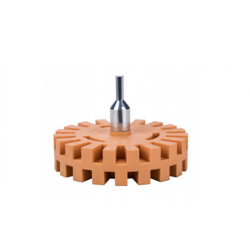 Gumijas pulēšanas disks uzlīmju noņemšanai, diametrs 100 mm, gofrēta vītne M8 no Kraft&Dele (KD5903)