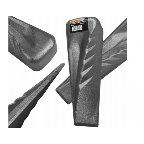 Savīts koka skaldīšanas ķīlis, rūdīts tērauds, 1,35 kg (KD5956)