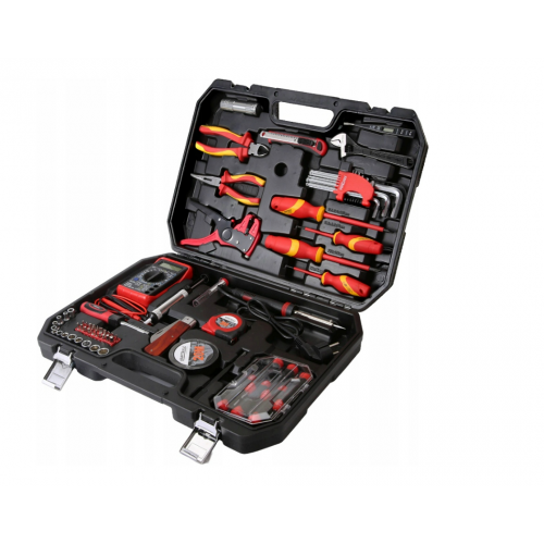 Elektriķa instrumentu komplekts, izolēti skrūvgrieži, sprieguma testeris (KD5979)