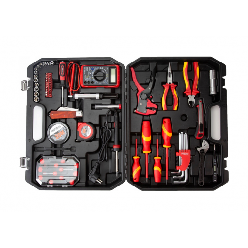 Elektriķa instrumentu komplekts, izolēti skrūvgrieži, sprieguma testeris (KD5979)