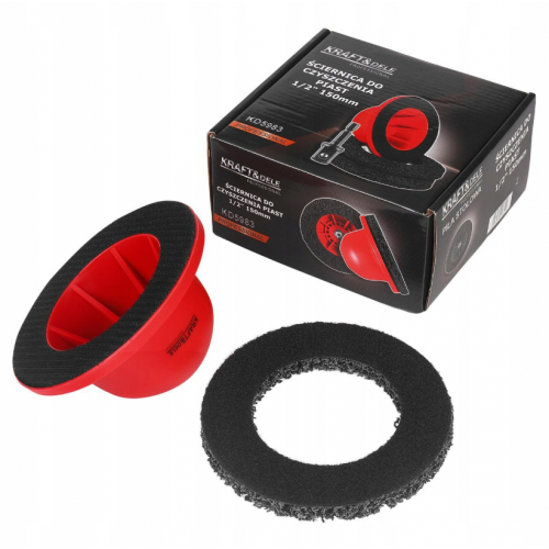 Rumbas tīrīšanas ritenis 1/2" 150 mm Kraft&dele (KD5983)