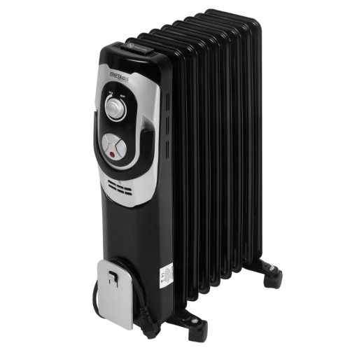 Elektriskais eļļas radiators ar 3 sildīšanas jaudas līmeņiem, termostatu, 2000 W, uz riteņiem, Kraft&Dele (KD6512)