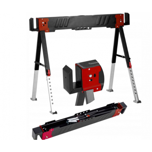 Darbnīcas salokāms atbalsta statīvs  61–85 cm, 500kg, no Kraft&Dele (KD661)