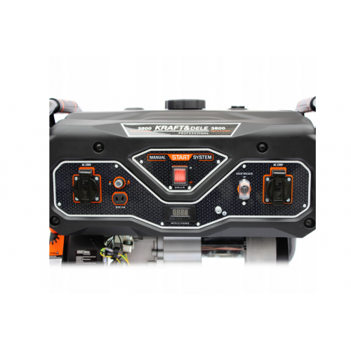 Vienfāzes benzīna ģenerators 3500W no Kraft&Dele (KD695)